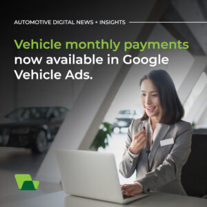 Vehicle monthly payments now available in google vehicle ads.