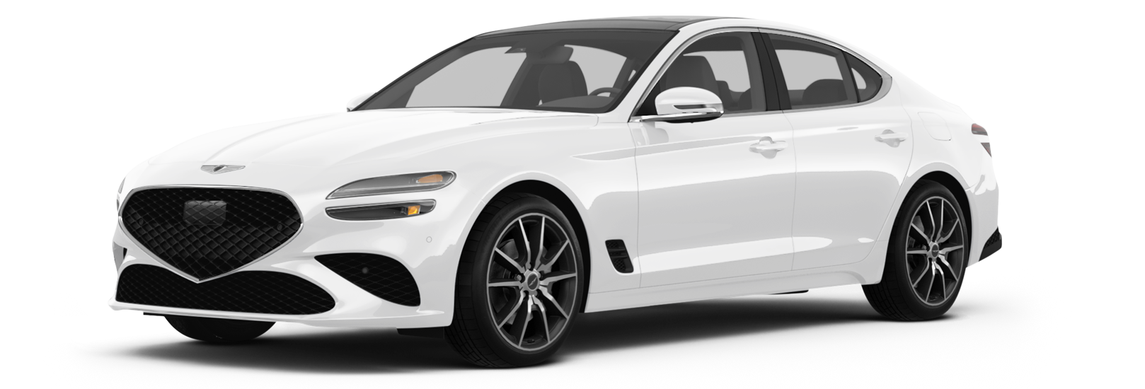 White 2026 Genesis vehicle side view jellybean