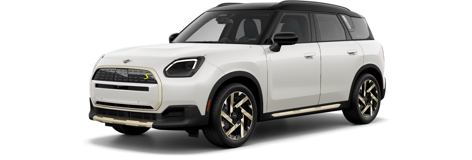 White 2026 MINI Cooper S, front quarter angled view jelly bean