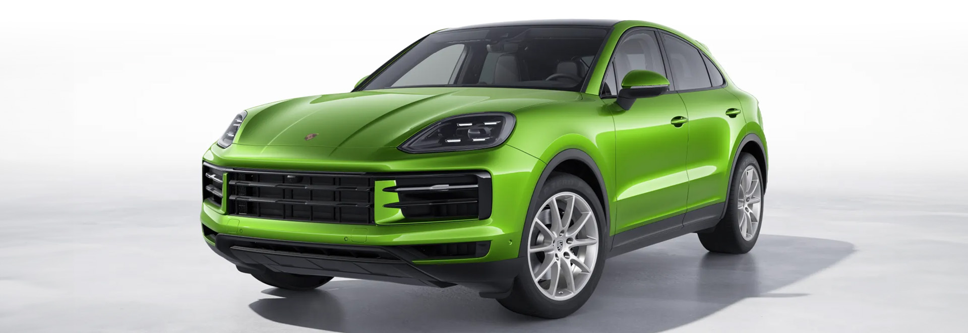 Green Porsche Cayenne